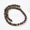 Natural Tiger Eye Beads Strands G-C076-4mm-1B-2