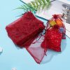 Organza Gift Bags with Drawstring OP-R016-13x18cm-03-5