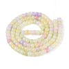 Baking Paint Crackle Glass Beads Strands DGLA-N019-02A-05-2