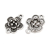 Tibetan Style Alloy Connector Charms AL-CBA8479-09AS-2