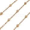 Handmade Brass Glass Beaded Chains GL-CBA1C06-01G-03-1