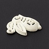 Spray Painted Alloy Pendents PALLOY-F282-04A-02-4