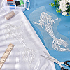 2Pcs Mermaid Computerized Embroidery Cloth Sew On Sequins Patches PATC-BC0001-01-5