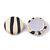 Imitation Leather Cabochons WOVE-S118-14H-2