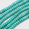 Synthetic Turquoise Beads Strands TURQ-G109-4x2mm-06-1