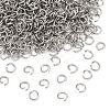 Tarnish Resistant 304 Stainless Steel Open Jump Rings STAS-N015-03-6x.0.8mm-1