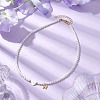 Brass Micro Pave Grade AAA Cubic Zirconia Letter Pendant Necklaces NJEW-JN04771-23-2