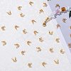 Brass Bead Tips X-KK-N0070-03G-6