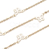 Ion Plating(IP) 304 Stainless Steel Butterfly Link Cable Chains STAS-P254-09G-1