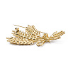 Rhinestone Brooch Pin PALLOY-K002-01KCG-02-3