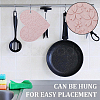 2Pcs 2 Colors Silicone Hot Mats for Hot Dishes AJEW-GF0008-29B-6