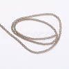 Transparent Glass Beads Strands X-GLAA-R135-2mm-15-2
