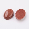 Synthetic Goldstone Flat Back Cabochons G-G741-30x40mm-10-2