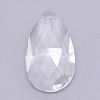 Transparent Glass Big Pendants GLAA-WH0022-25-1