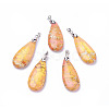 Natural Regalite/Imperial Jasper/Sea Sediment Jasper Pendants G-L515-02B-1