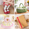 10M Double Layer Polyester Lace Ribbon OCOR-TA0004-14A-8
