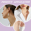 8Pcs 4 Styles Haircut Theme Brass Pendants KK-ME0001-46-5