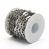 Tarnish Resistant 304 Stainless Steel Mariner Link Chains STAS-H145-08P-4