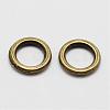 Alloy Closed Jump Rings PALLOY-P119-04AB-1