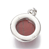 Natural Red Jasper Pendants G-L512-B16-3