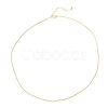 Brass Snake Chain Necklaces X-NJEW-K123-07G-2