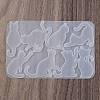 Cat Shape DIY Pendant Silicone Molds DIY-A061-05-4