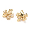 Brass Micro Pave Cubic Zirconia Pendants KK-A281-12B-G-2