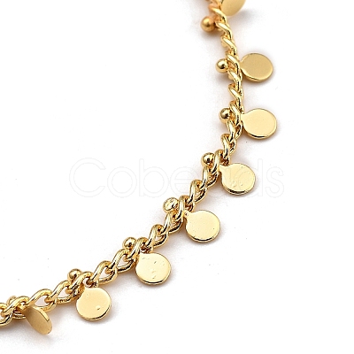 Brass Curb Chain Bracelets X-BJEW-JB05363-1