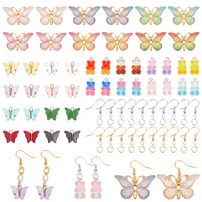 DIY Dangle Earring Making Kits DIY-AR0001-54-1