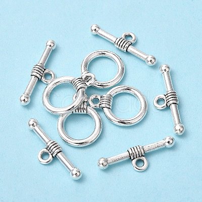 Tibetan Style Alloy Toggle Clasps LS-LF0034Y-NF-1