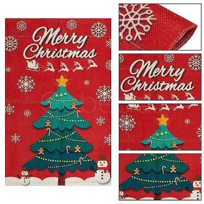 2Pcs 2 Styles Garden Flag AJEW-SZ0001-72A-1