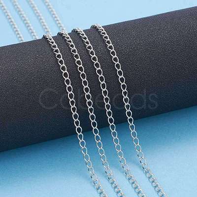 Brass Twisted Chains CHC-Q001-4x3mm-P-1