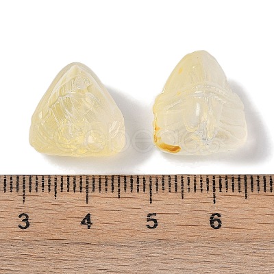 Baking Paint Glass Beads GLAA-S202-15E-1