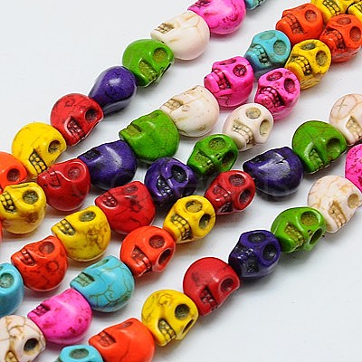 Synthetic Turquoise Beads Strands TURQ-G113-18x23mm-M-1