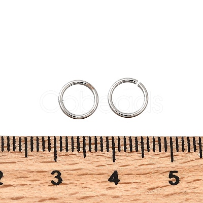 Brass Open Jump Rings KK-B147-03G-P-1