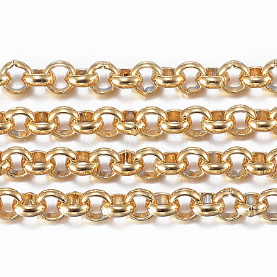 Ion Plating(IP) 304 Stainless Steel Rolo Chains CHS-H011-02G-1