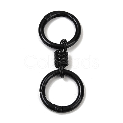 Alloy Spring Gate Clasps PALLOY-Q009-01L-1