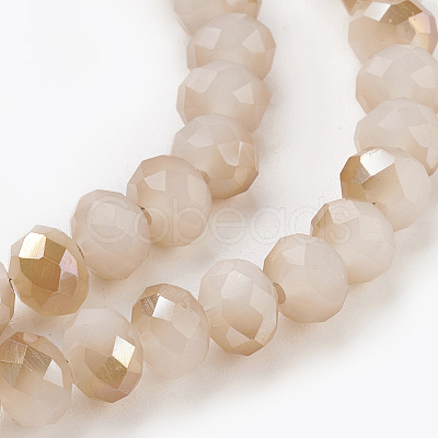 Electroplate Glass Beads Strands LS-GLAA-K027-HR-C04-1