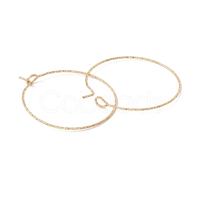 Ion Plating(IP) 316 Surgical Stainless Steel Hoop Earrings Findings STAS-D183-02G-03-1