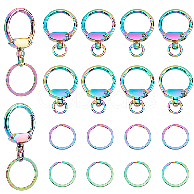 10Pcs Zinc Alloy Swivel Clasps FIND-PH0009-03-1