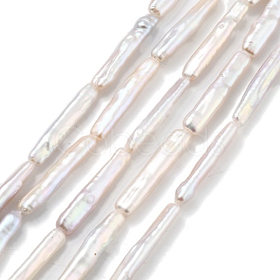 Natural Baroque Keshi Pearl Beads Strands PEAR-P064-05D-06A-1