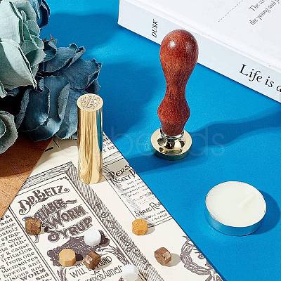 2Pcs 2 Style Wax Seal Stamp DIY-CP0006-34C-1
