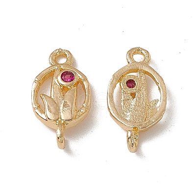 Brass Connector Charms KK-A171-24G-1