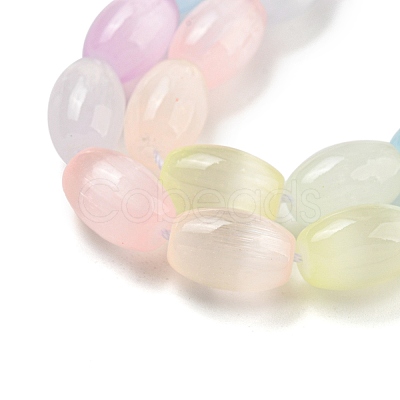 Macaron Color Natural Selenite Beads Strands G-B102-A01-01-1