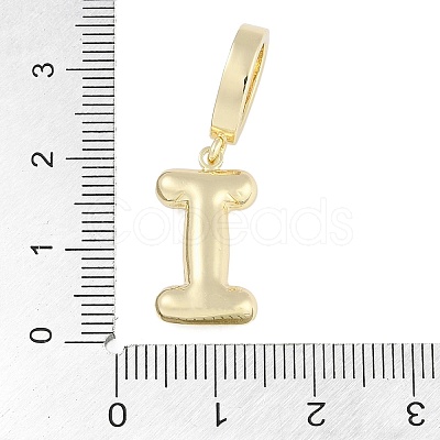 Brass Micro Pave Clear Cubic Zirconia Pendants KK-M289-01I-G-1