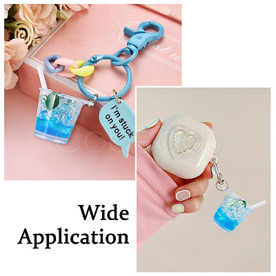 Transparent Resin Big Pendants LS-RESI-TAC0019-04F-1