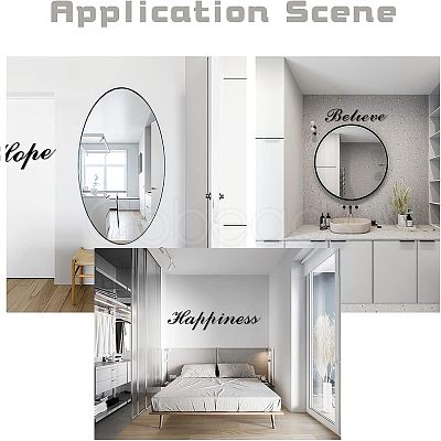 Acrylic Mirror Wall Stickers DIY-WH0190-85C-1