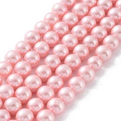 Shell Pearl Bead Strands X-BSHE-L025-06-8mm-1