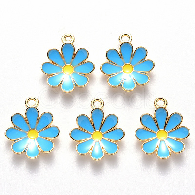 Alloy Enamel Pendants X-ENAM-S121-116E-1