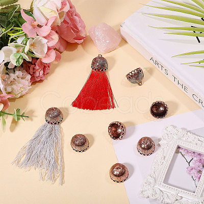 10Pcs Tibetan Style Alloy Pendant Bails FIND-CA0011-43R-1